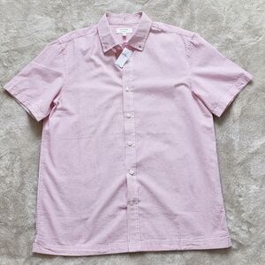 Banana Republic Pink Striped Casual Shirt